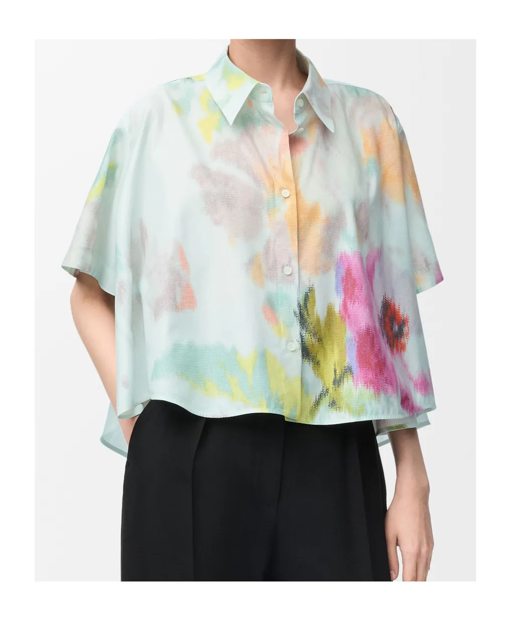 Short Sleeve Trapeze Shirt