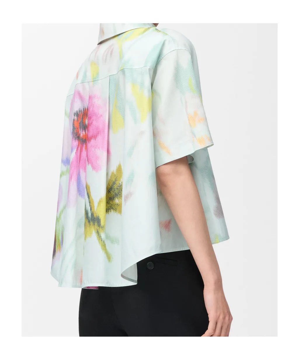 Short Sleeve Trapeze Shirt