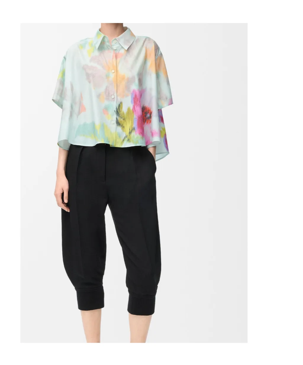 Short Sleeve Trapeze Shirt