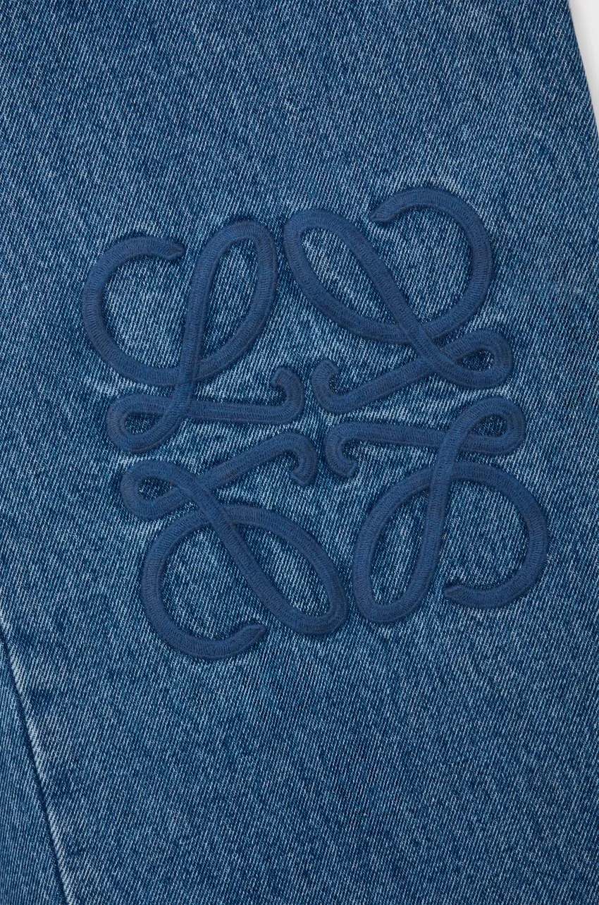 Anagram-Embroidered Jeans