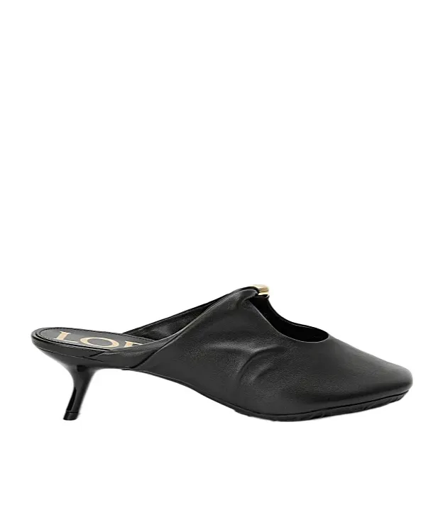 Pebble Soft Mule In Nappa Lambskin