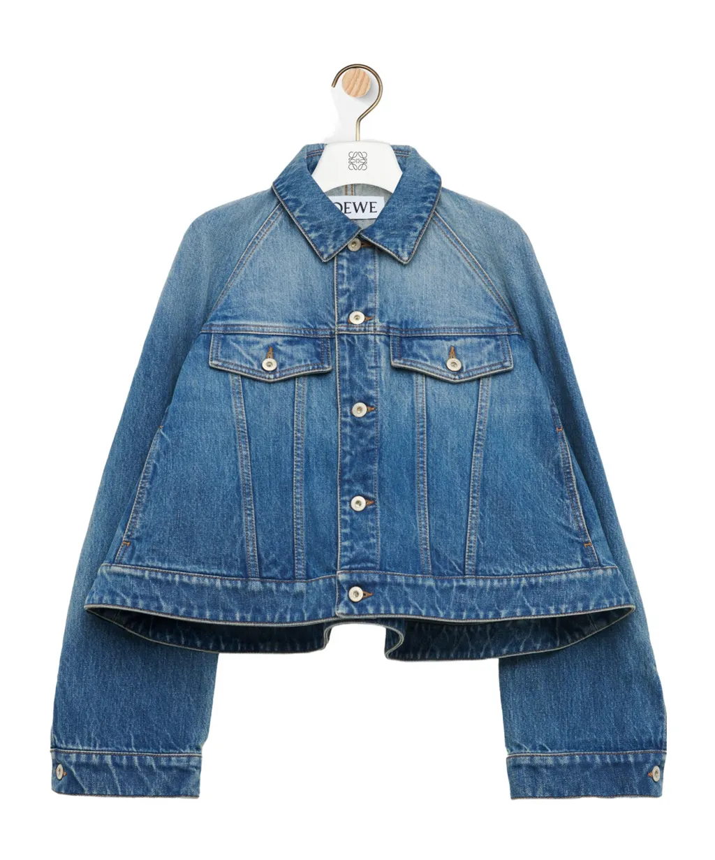 Trapeze Jacket In Denim