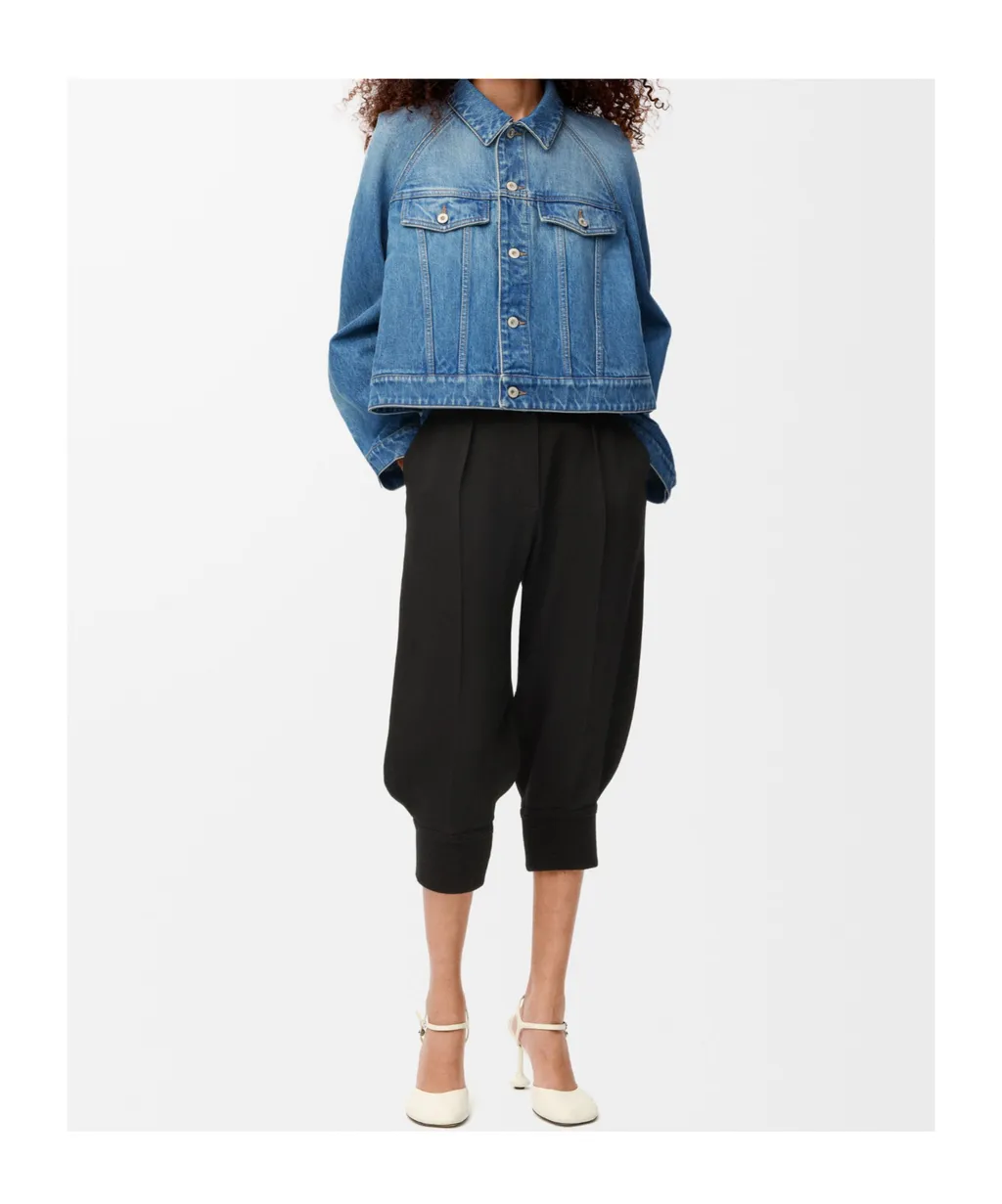 Trapeze Jacket In Denim