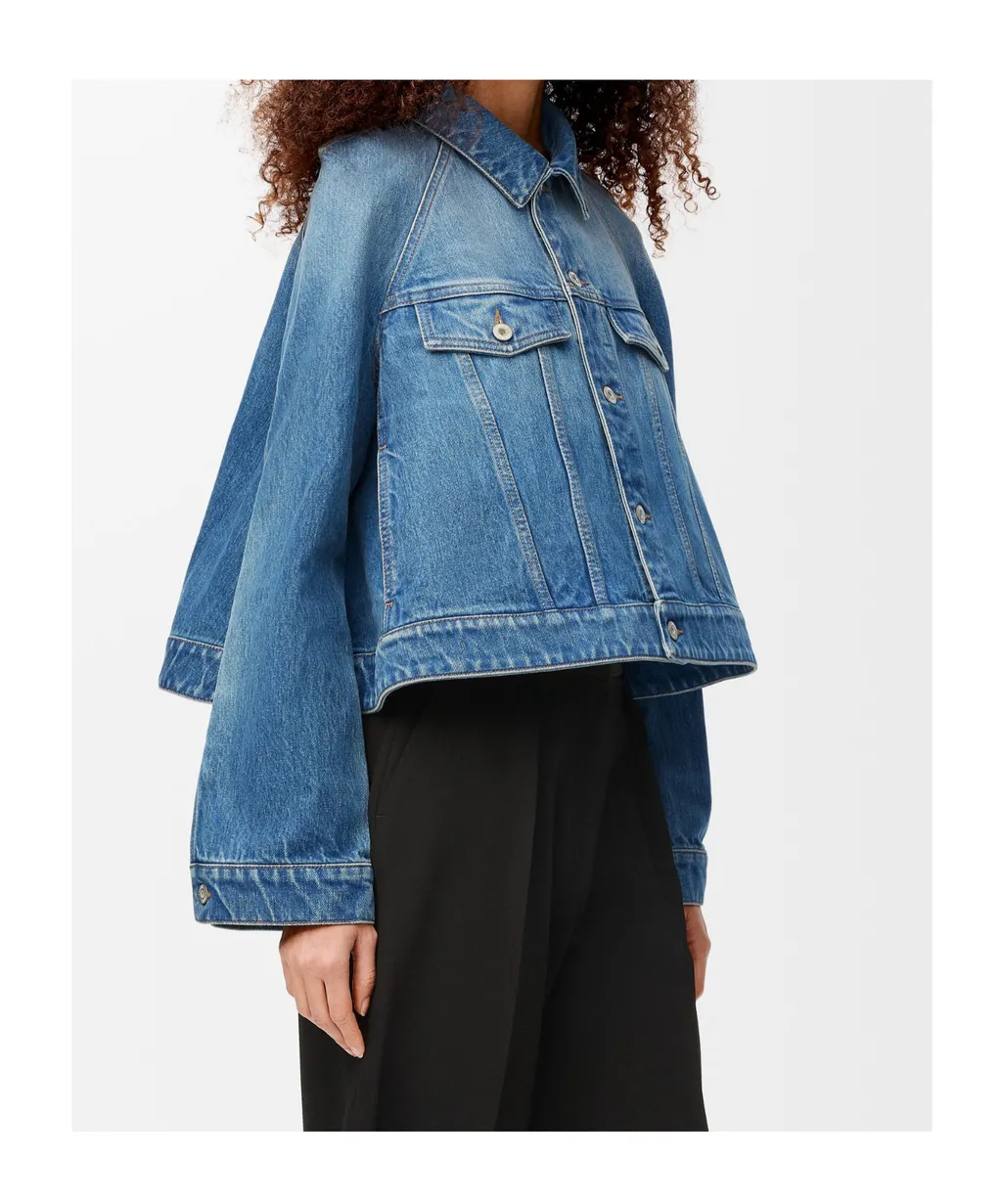 Trapeze Jacket In Denim