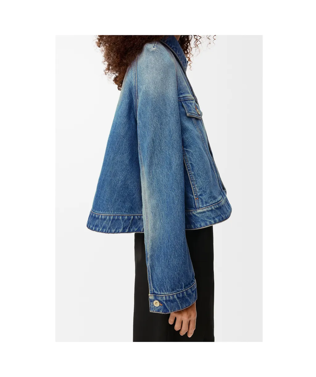 Trapeze Jacket In Denim