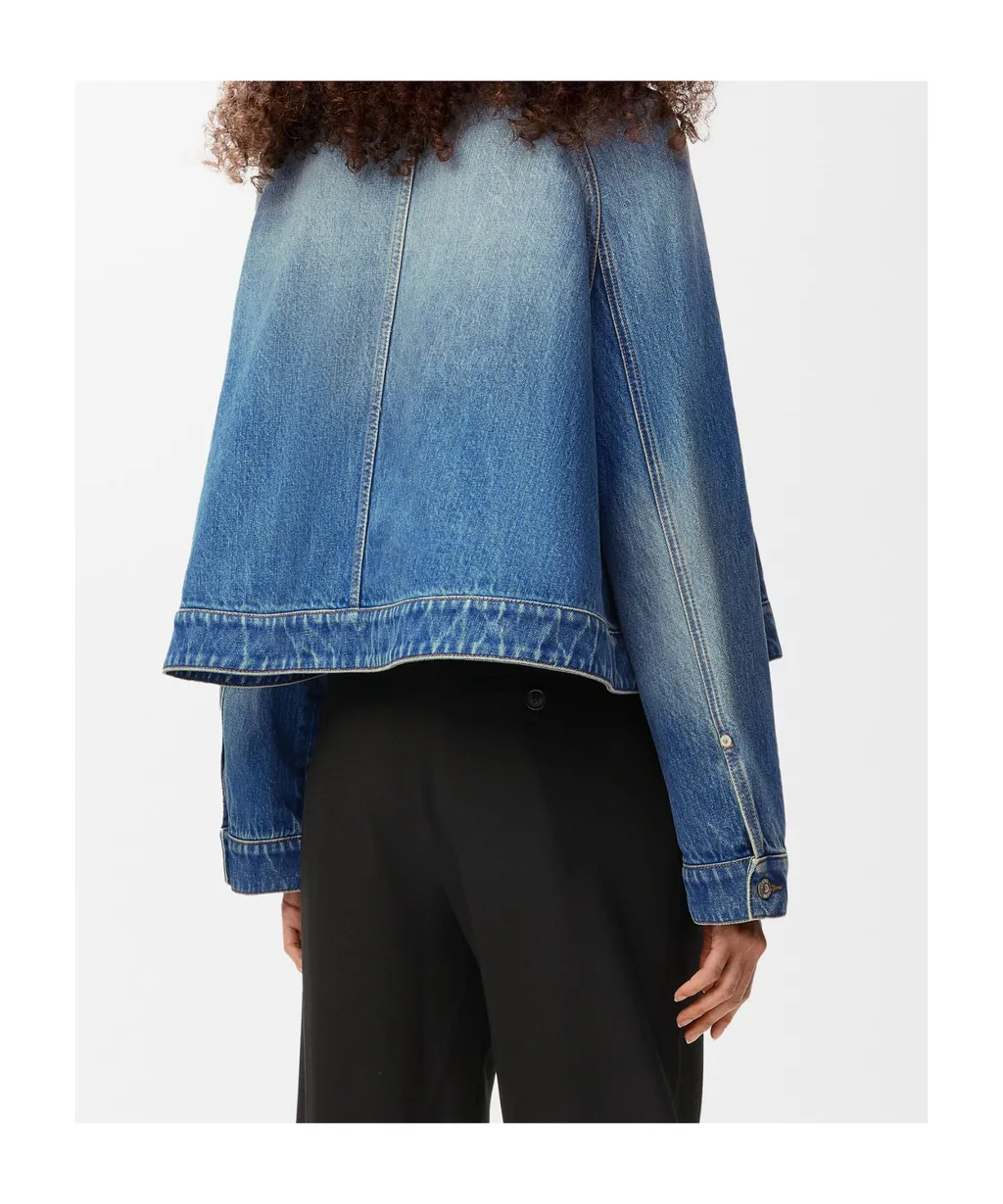 Trapeze Jacket In Denim