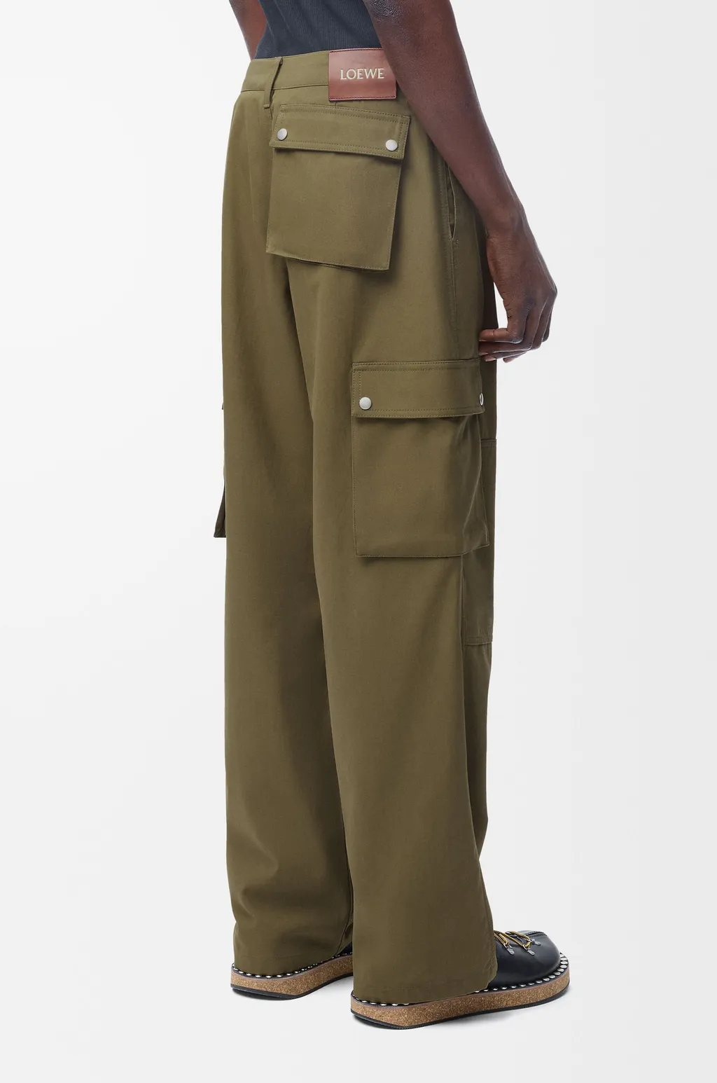 Cargo Pocket Cotton Trousers
