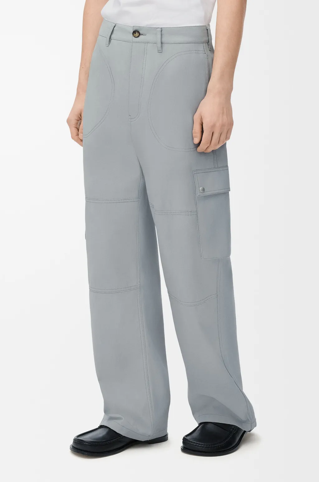 Logo Patch Cargo Trousers