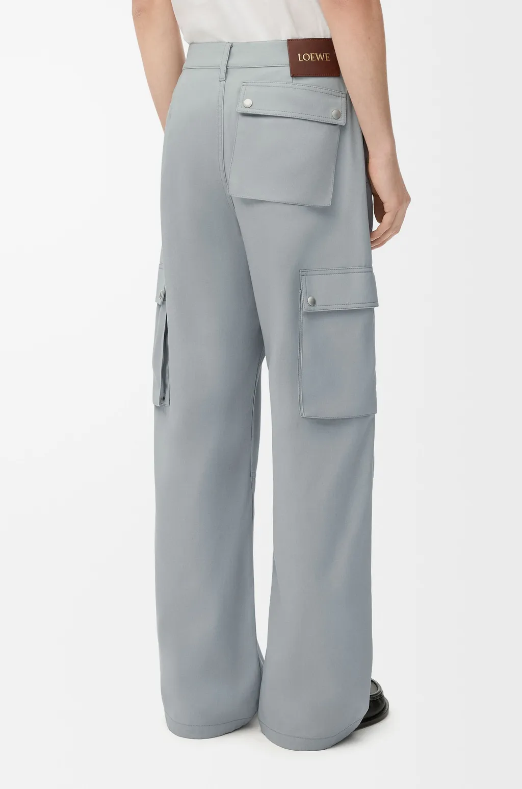 Logo Patch Cargo Trousers