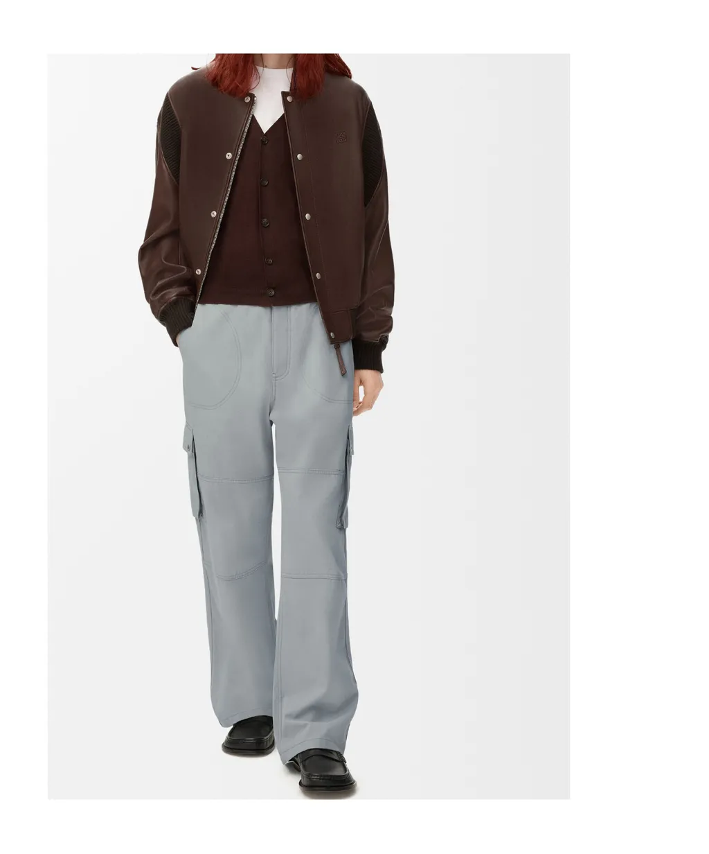 Logo Patch Cargo Trousers