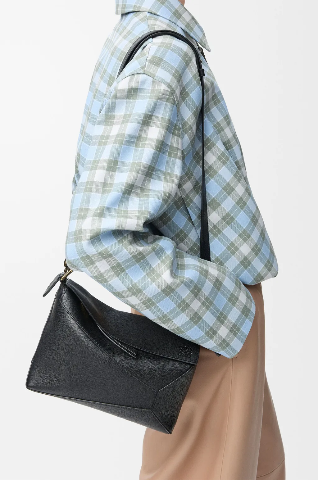 Small Puzzle Bag In Soft Grained Calfskin