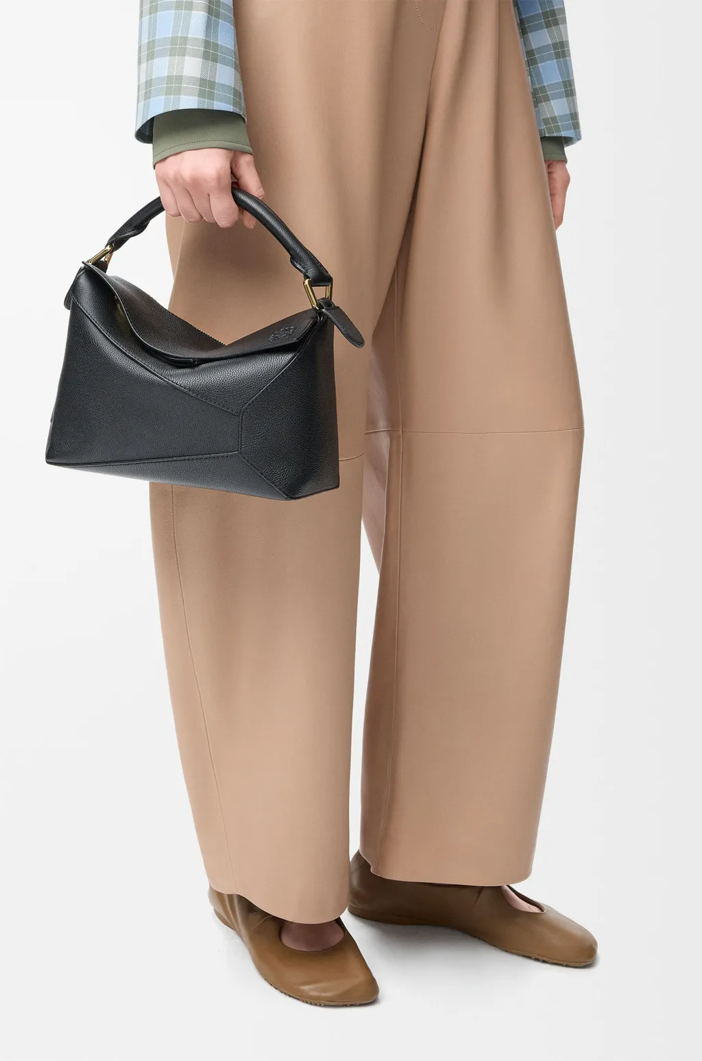 Small Puzzle Bag In Soft Grained Calfskin