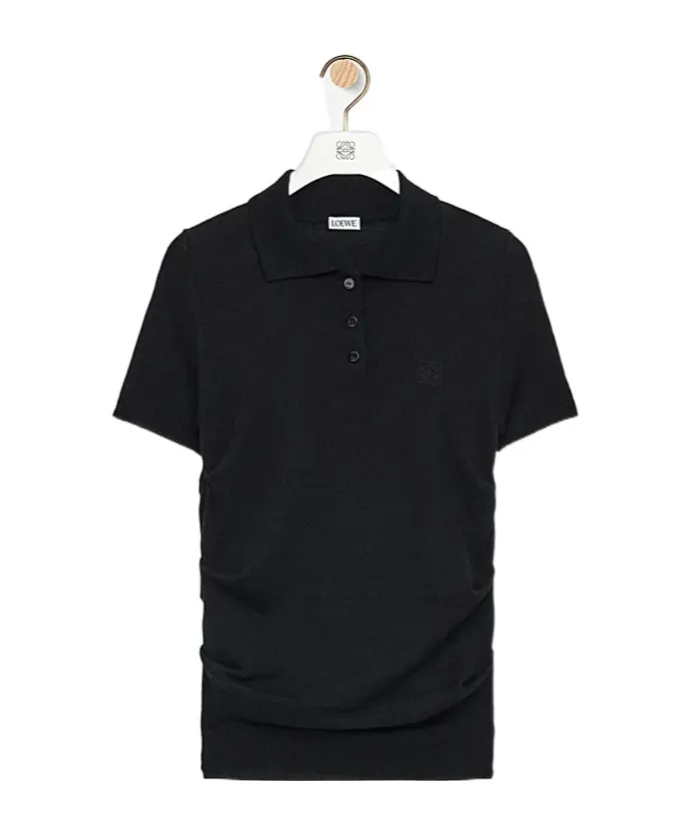 Short-Sleeved Polo Sweater