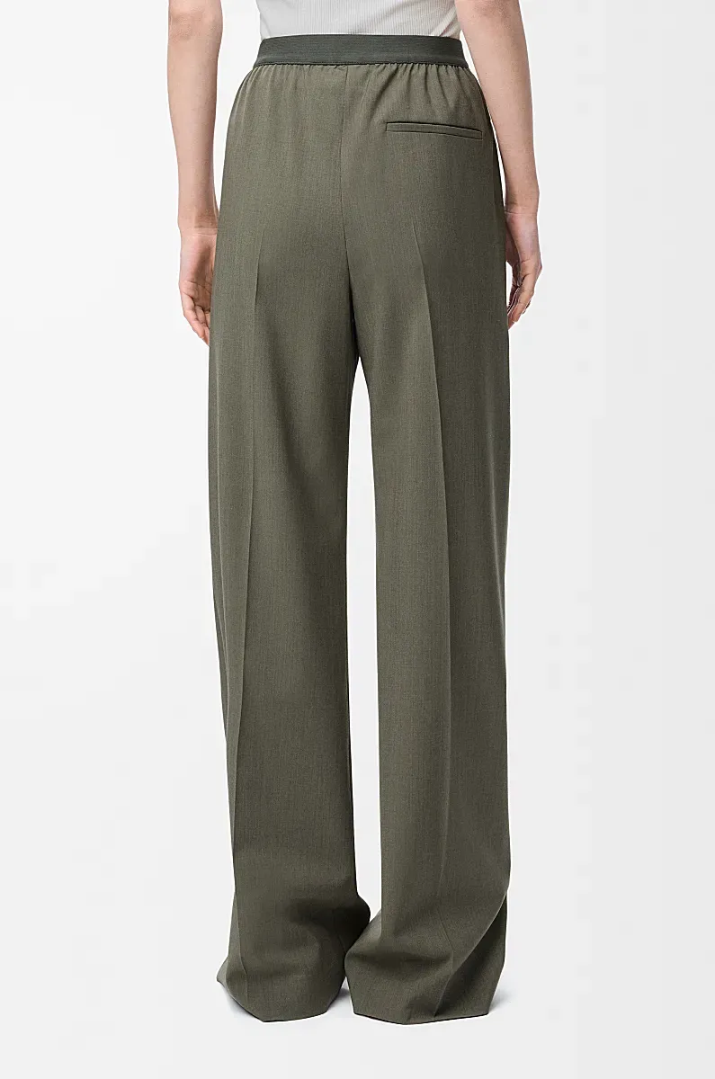 Logo Jacquard Waistband Trousers