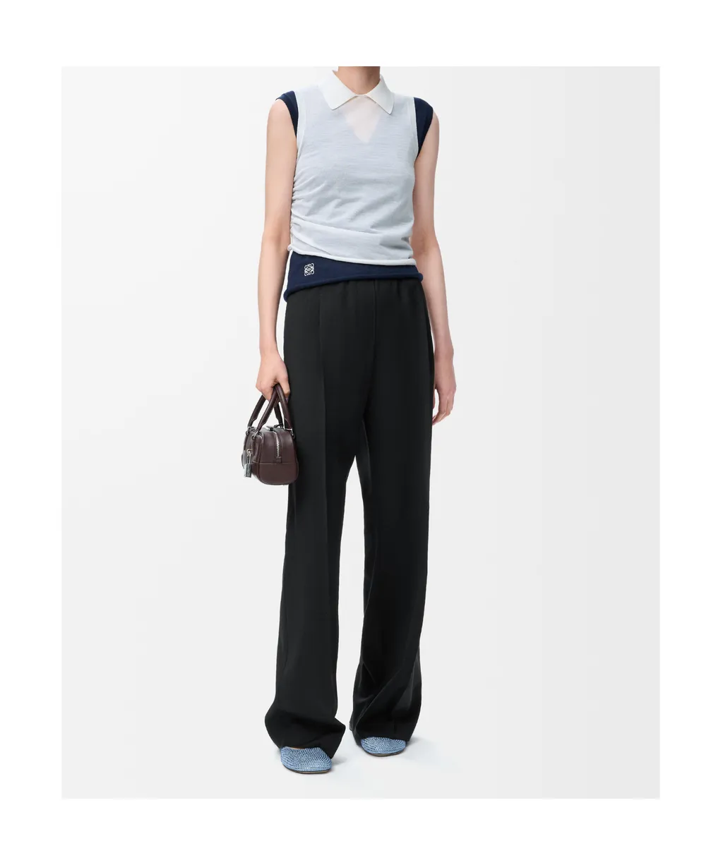 Logo Jacquard Waistband Trousers