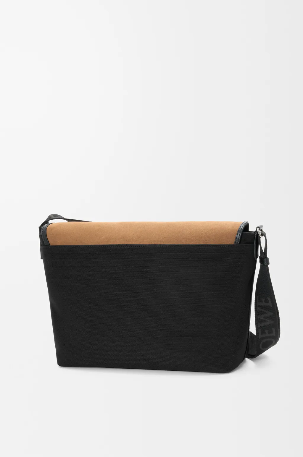 Medium Flex Messenger In Canvas And Suede