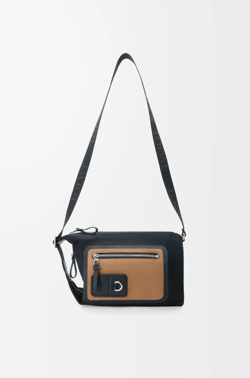 Small Flex Loop Bucket In Canvas And Suede
