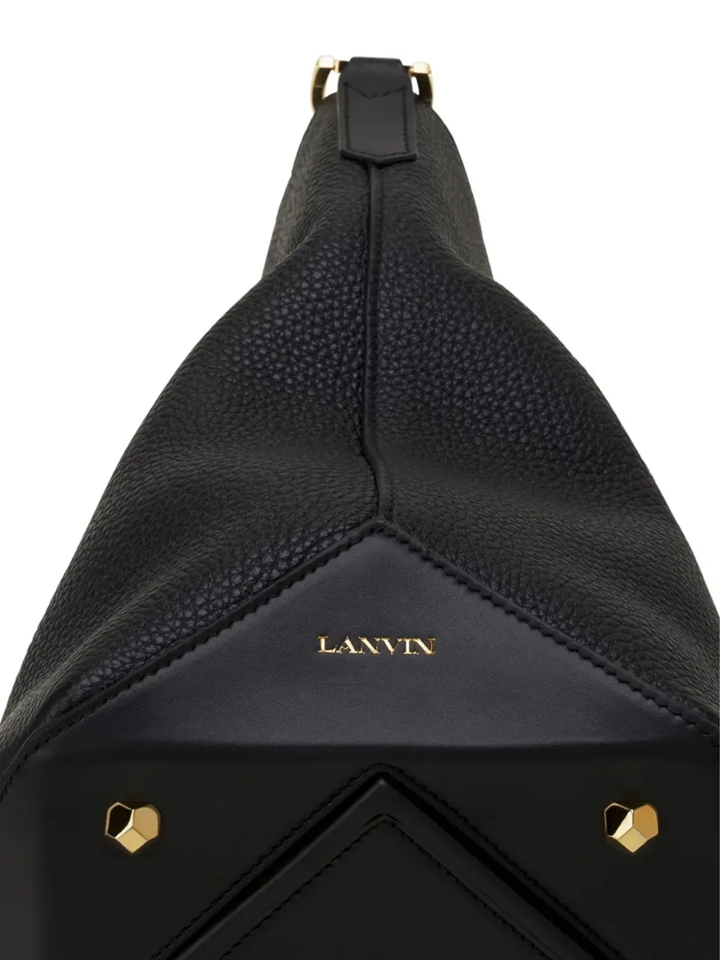 Geometric-Detail Bucket Bag