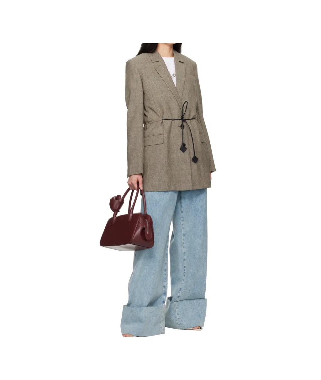 Belted Wool Blazer