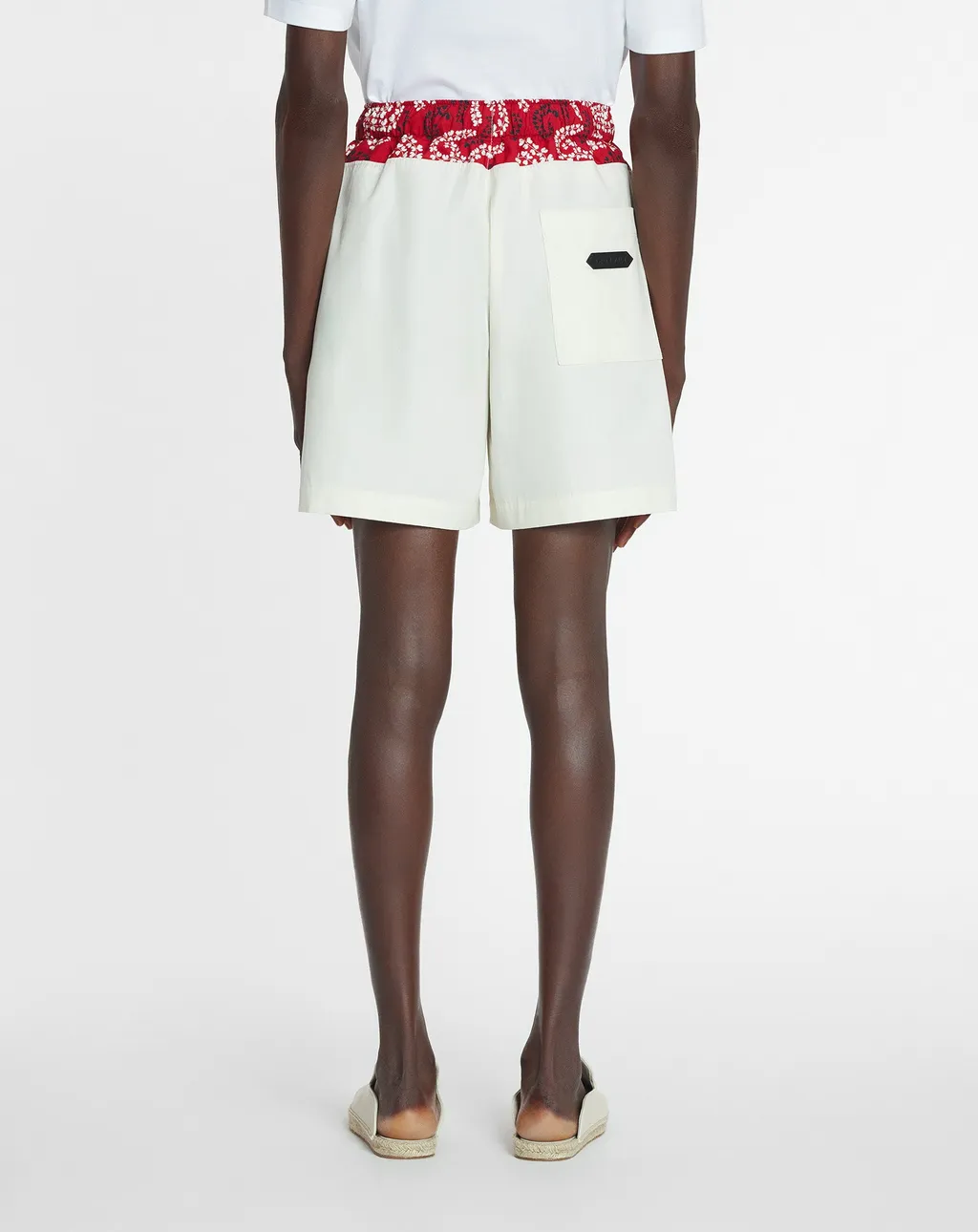 Floral-Printed Drawstring Shorts