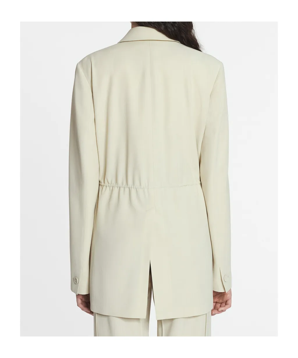 Single-Breasted Tie Detailed Jacket