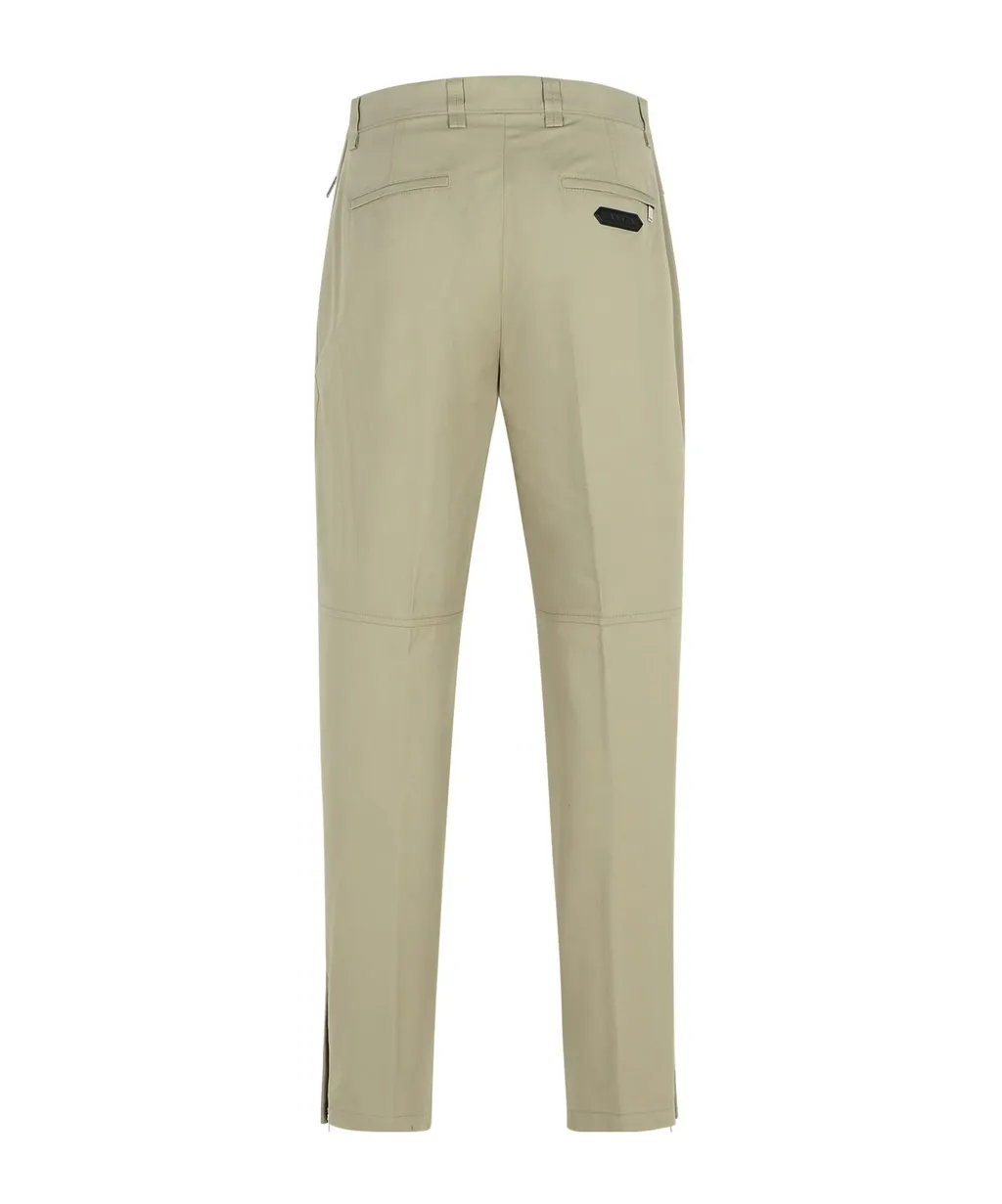 Straight Leg Cropped Trousers