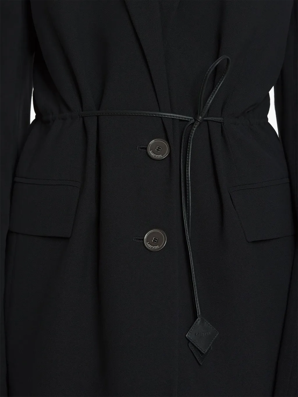 Tie Fastened Tailored Blazer