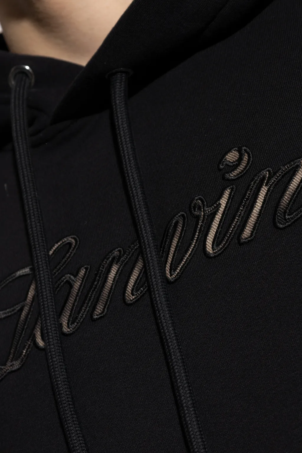 Logo-Embroidered Drawstring Hoodie