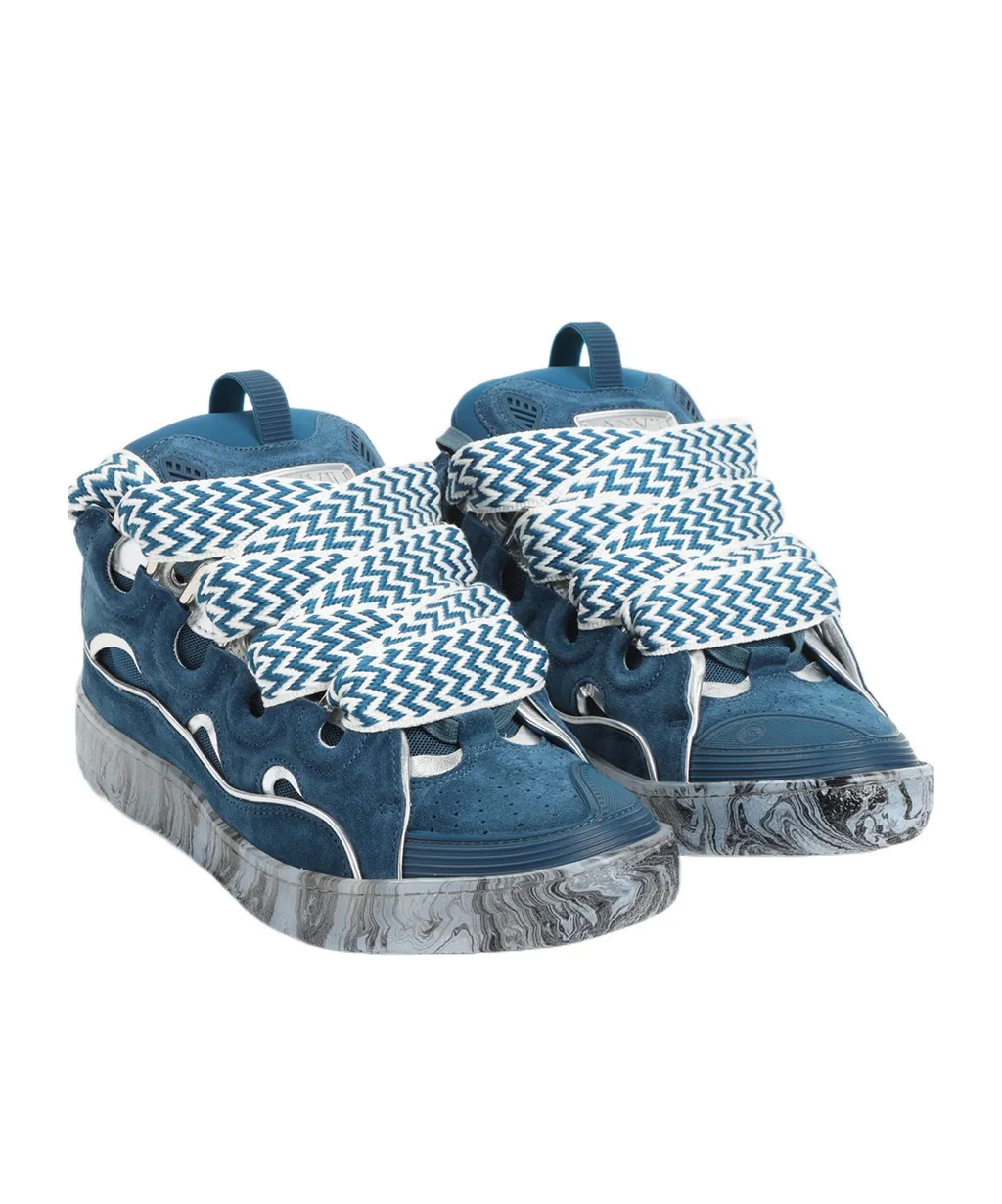 Curb Lace-Up Sneakers