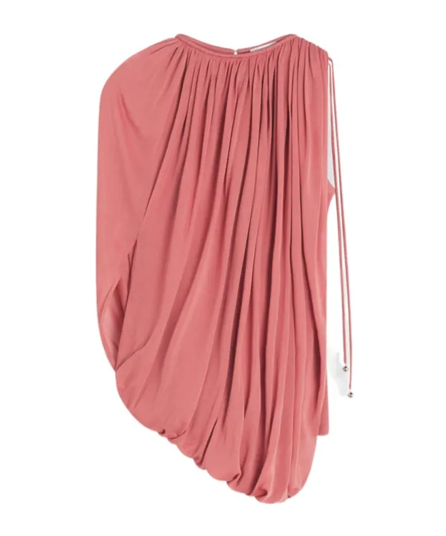 Draped Pleated Top