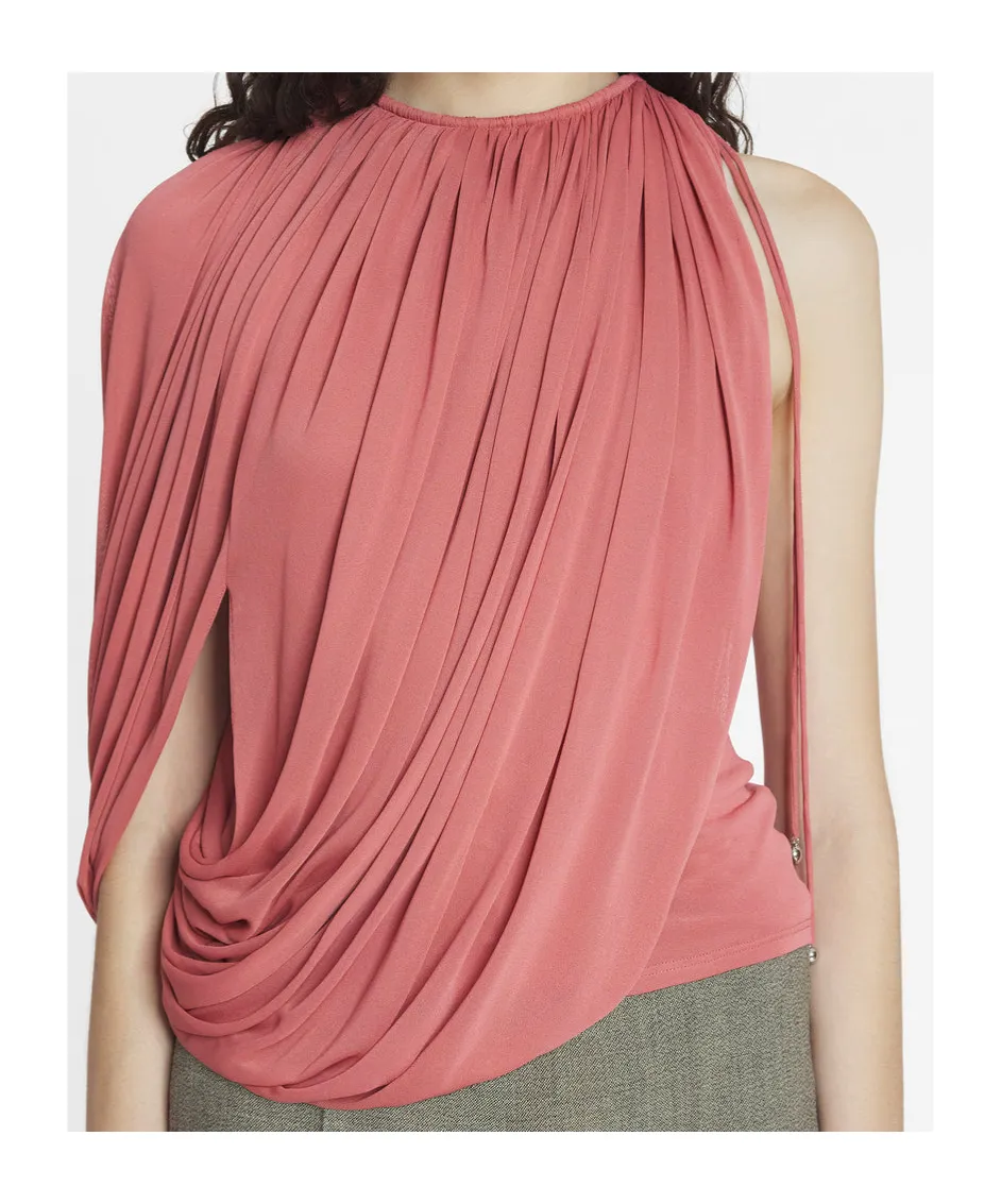 Draped Pleated Top