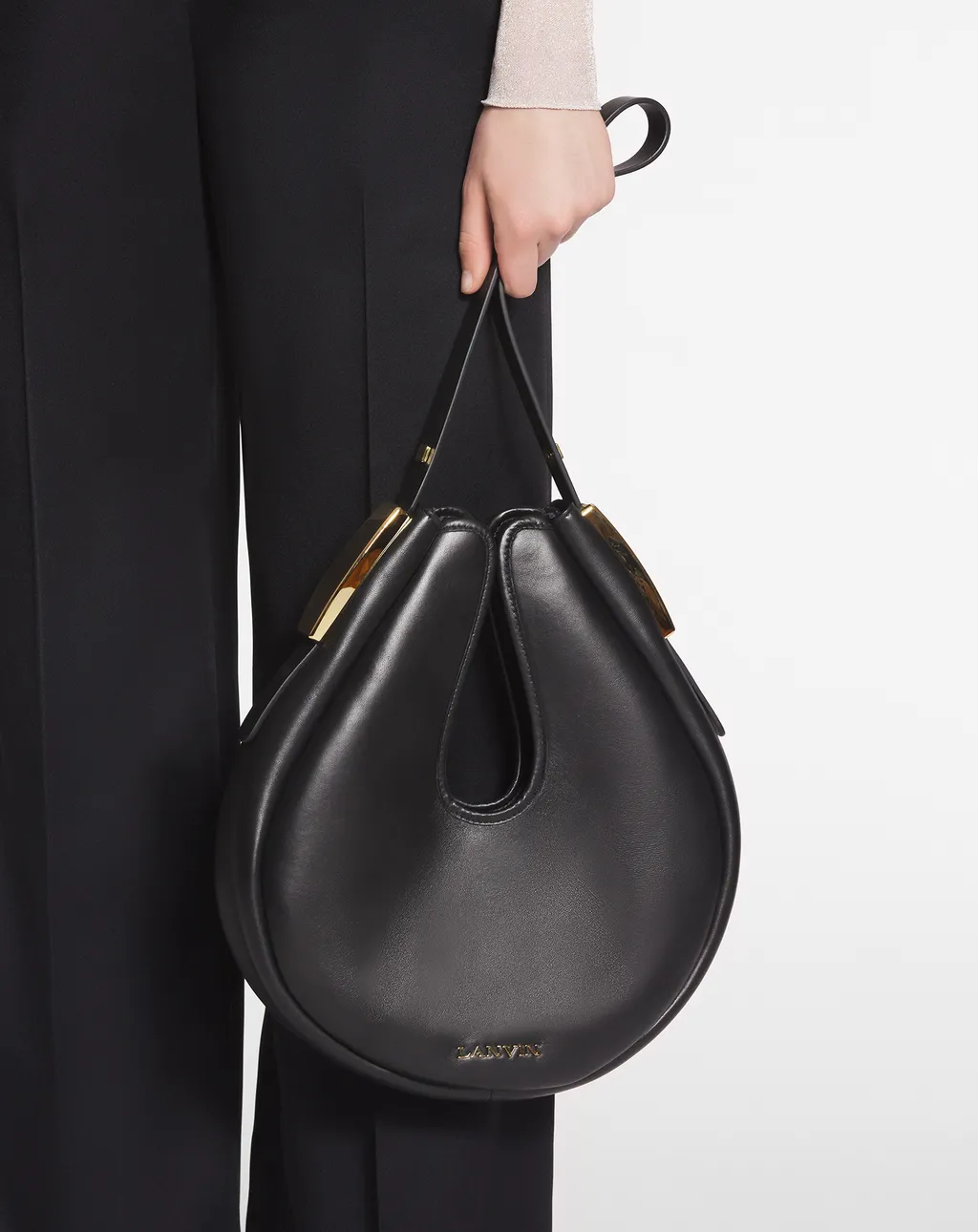 Logo Lettering Hobo Bag