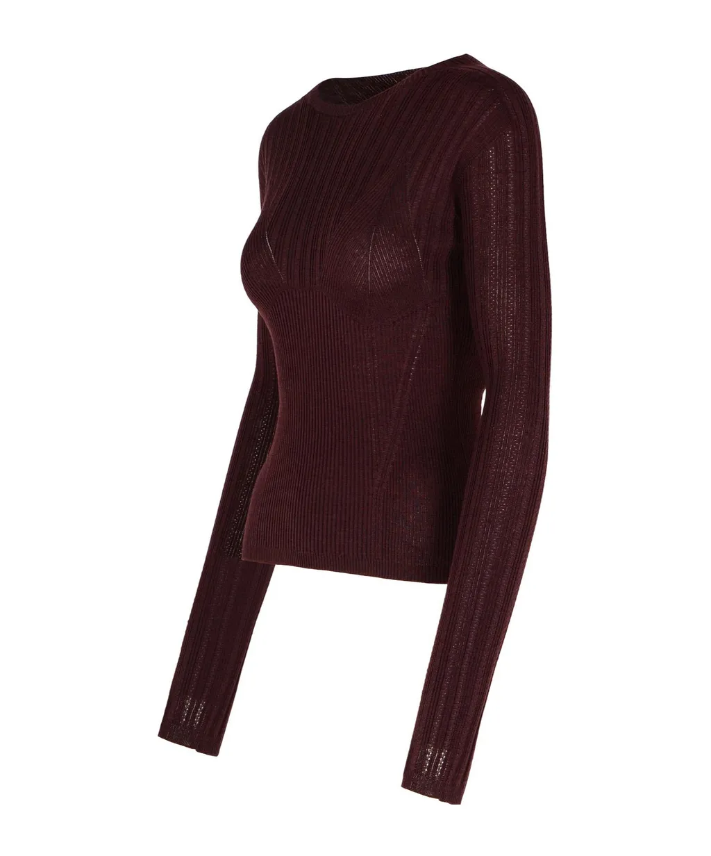 Crewneck Ribbed Jumper