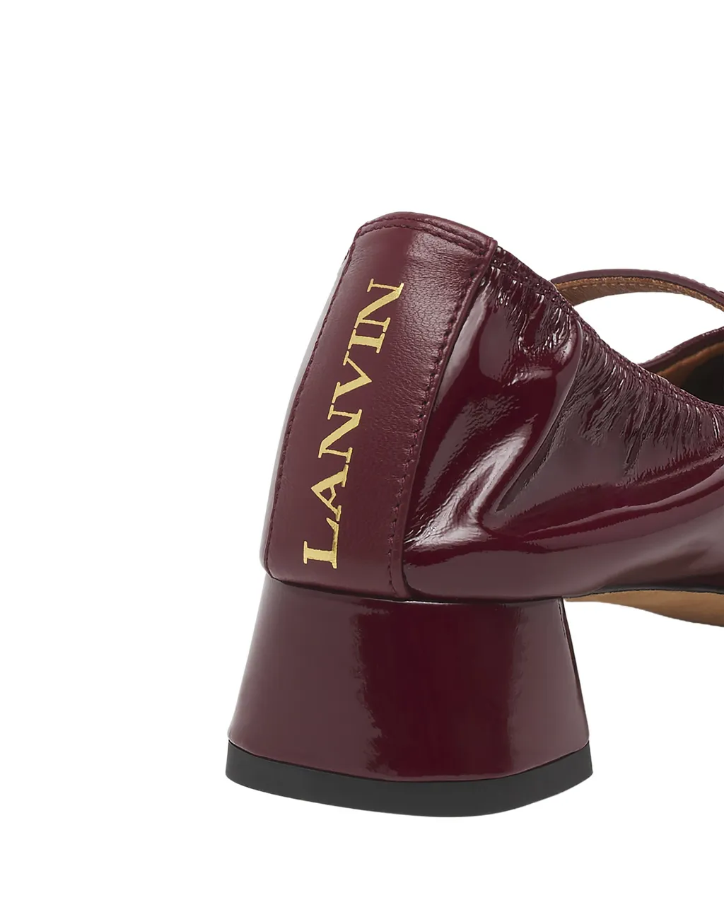 Wedge-Heel Buckle-Strap Ballerinas