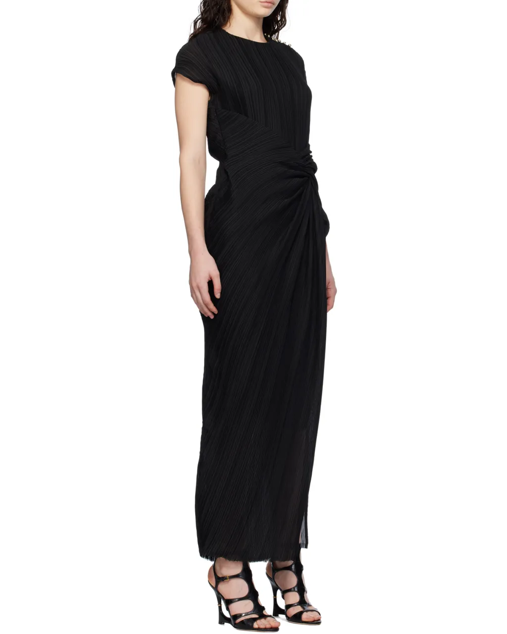 Asymmetrical Pleated Dress