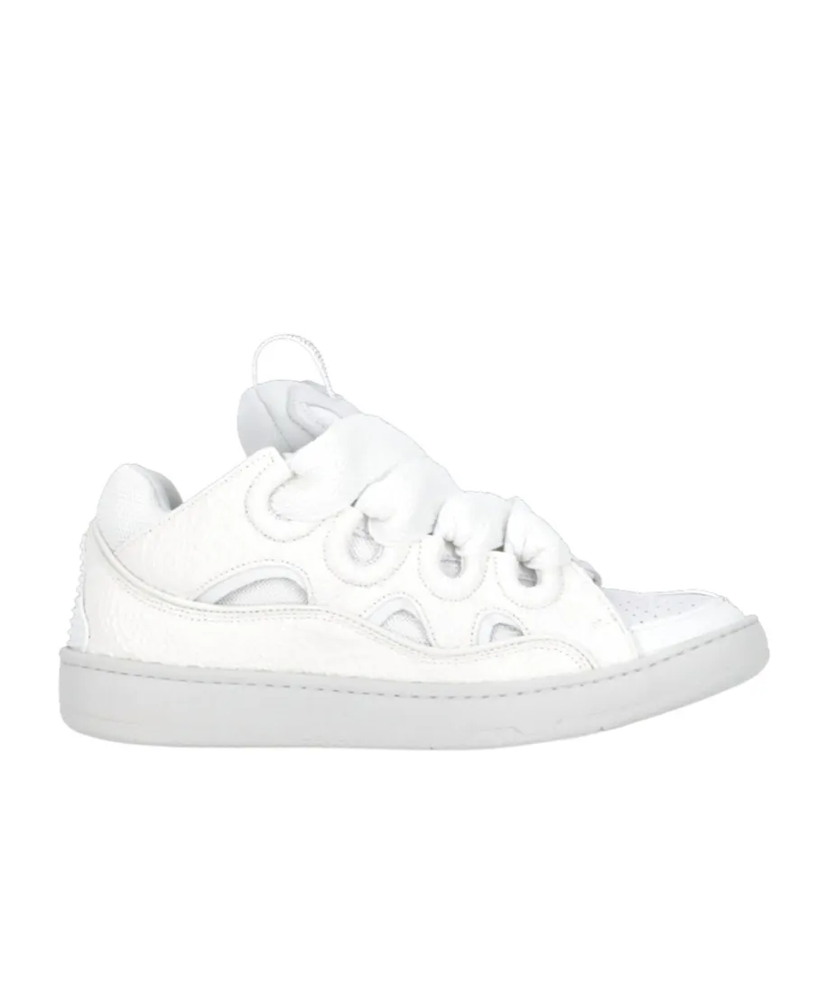 Curb Herringtone Bone Laced Sneakers