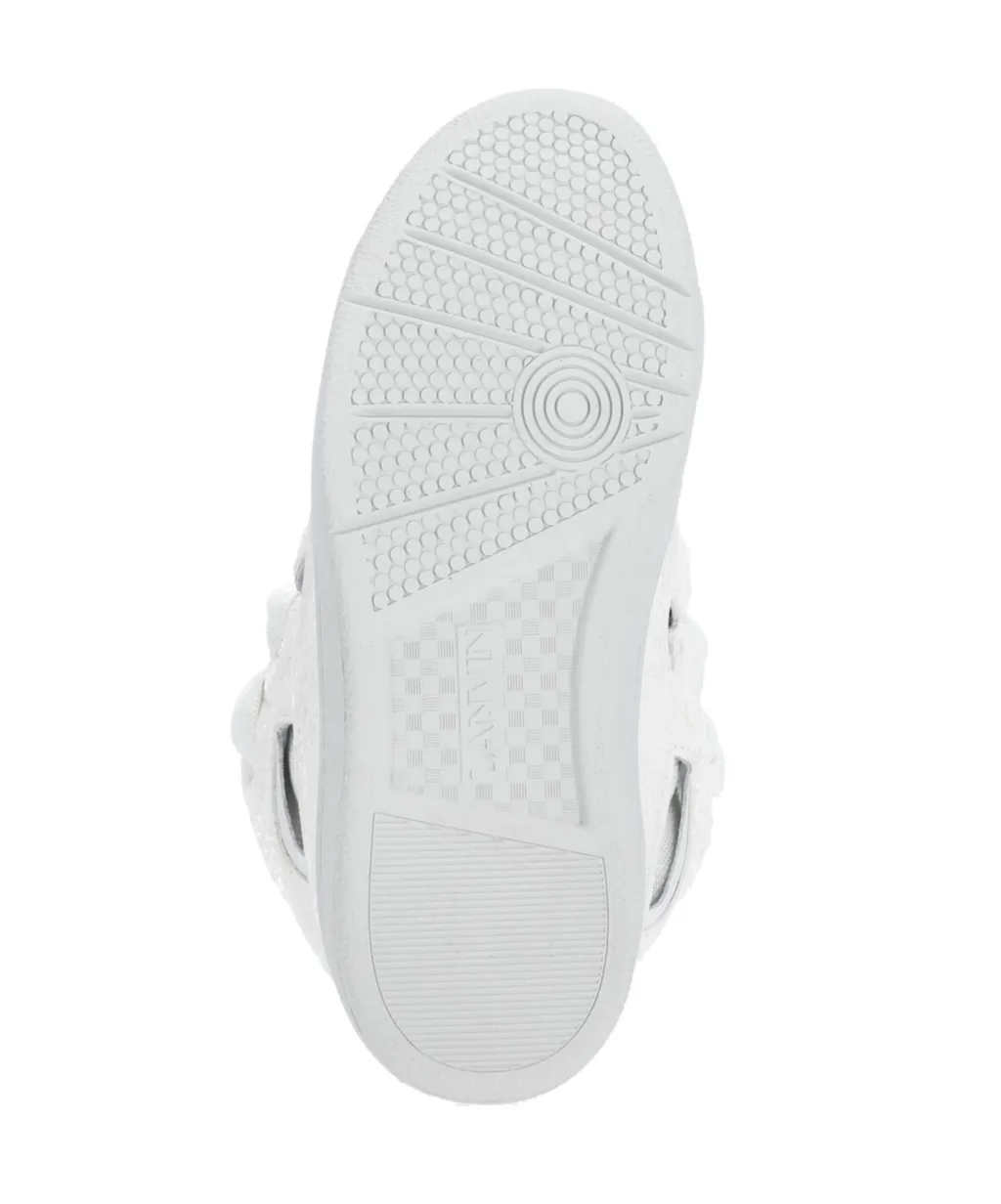 Curb Herringtone Bone Laced Sneakers