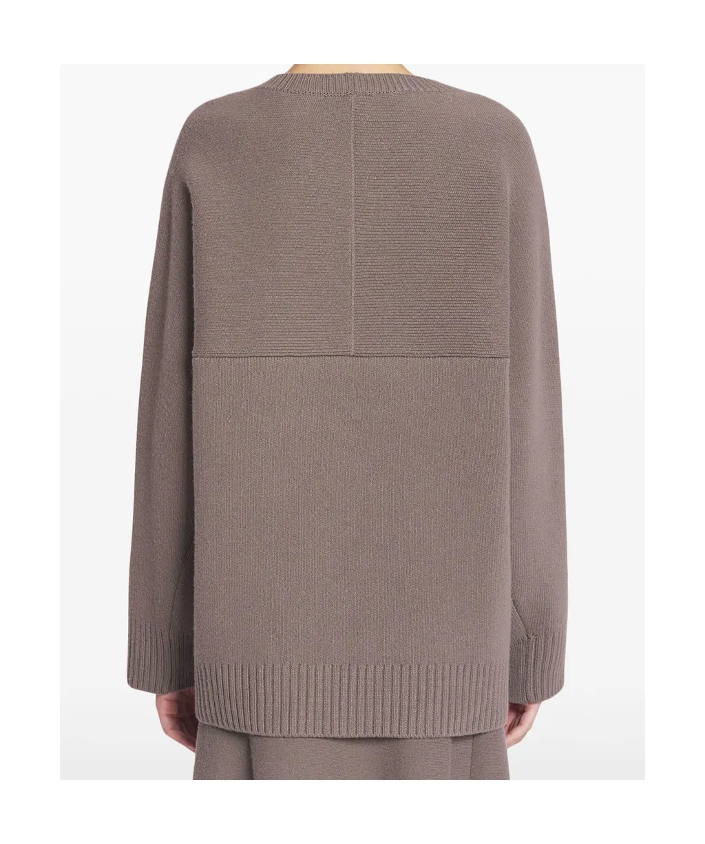 Ribbed Cuff Oversized Jumper