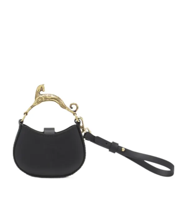 Logo Embossed Cat Handled Tote Bag