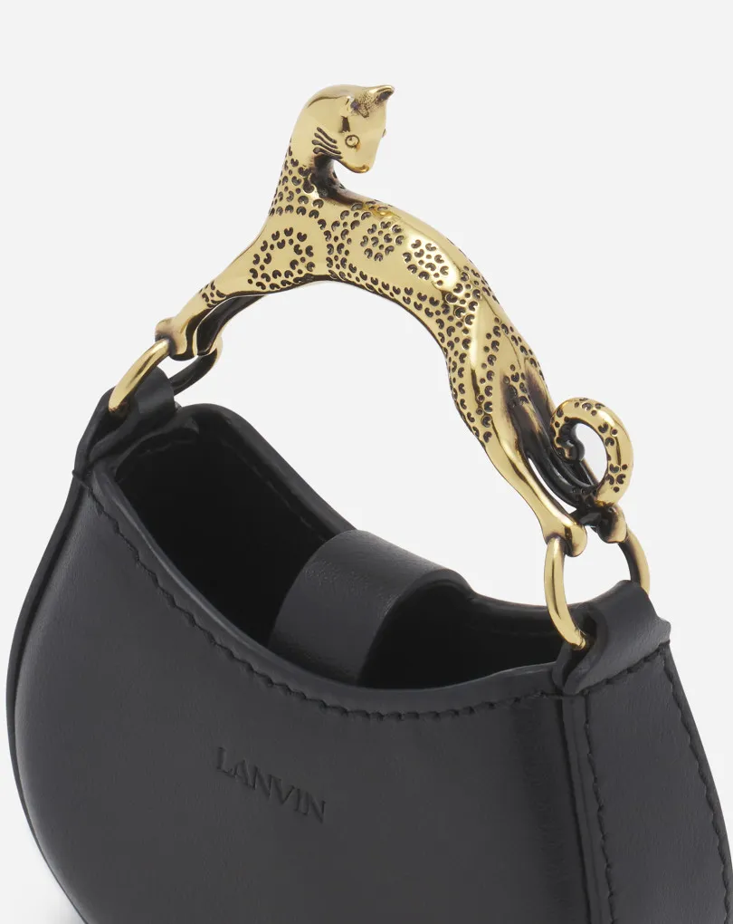 Logo Embossed Cat Handled Tote Bag