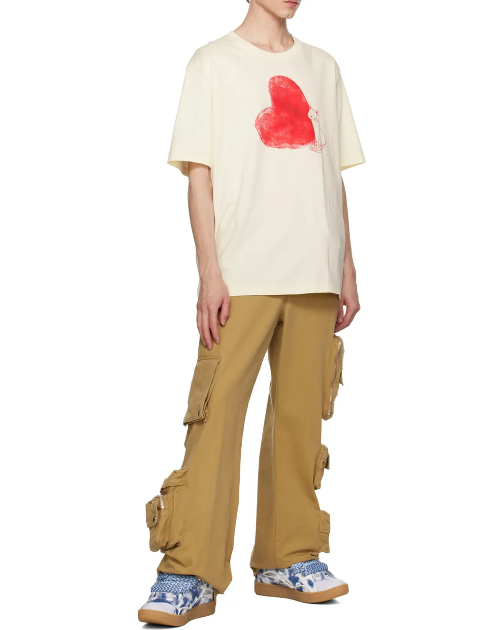 Lace-Up Logo Casual Sneakers
