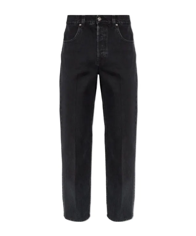 Logo Embossed Denim Jeans
