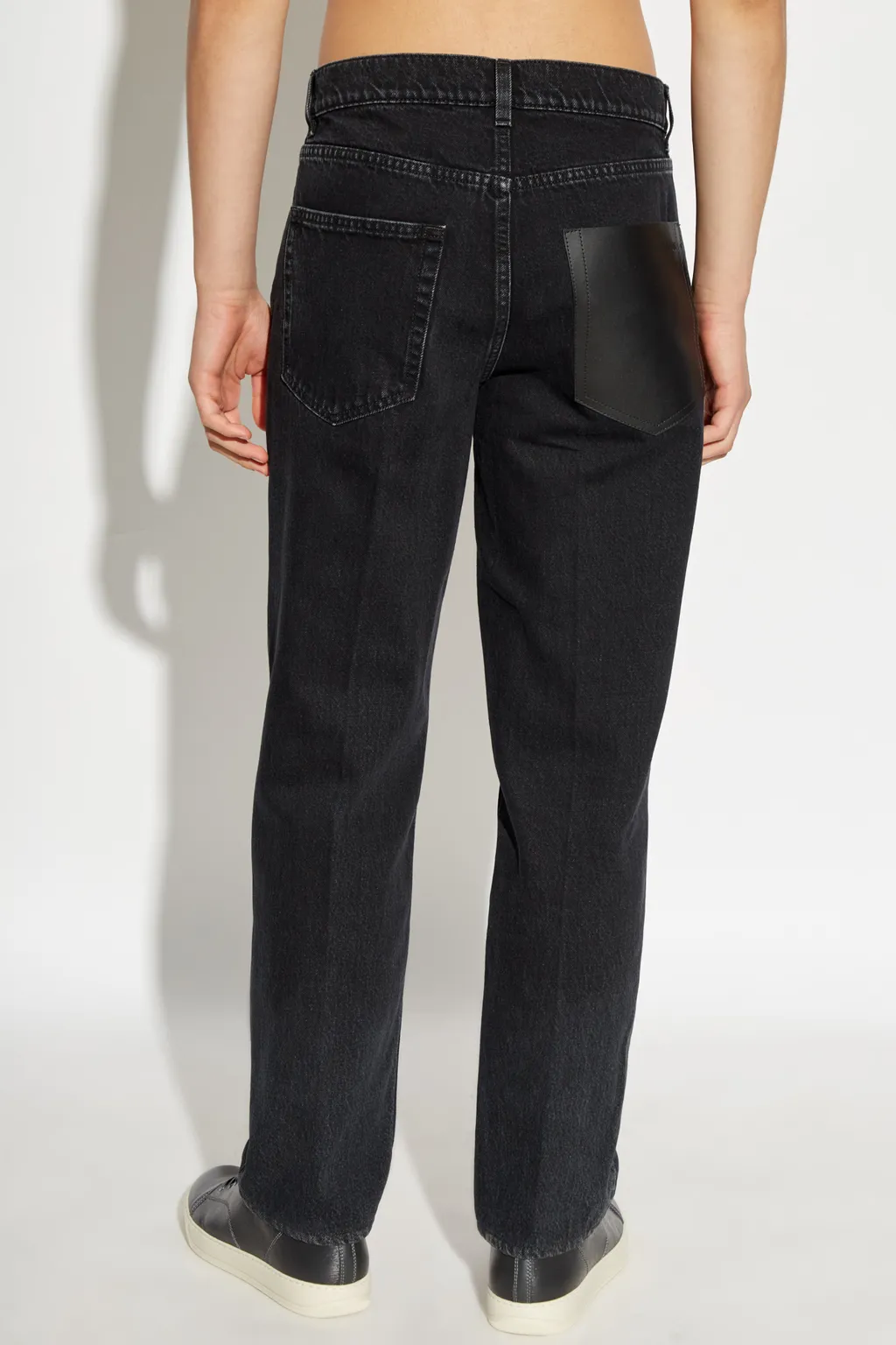Logo Embossed Denim Jeans