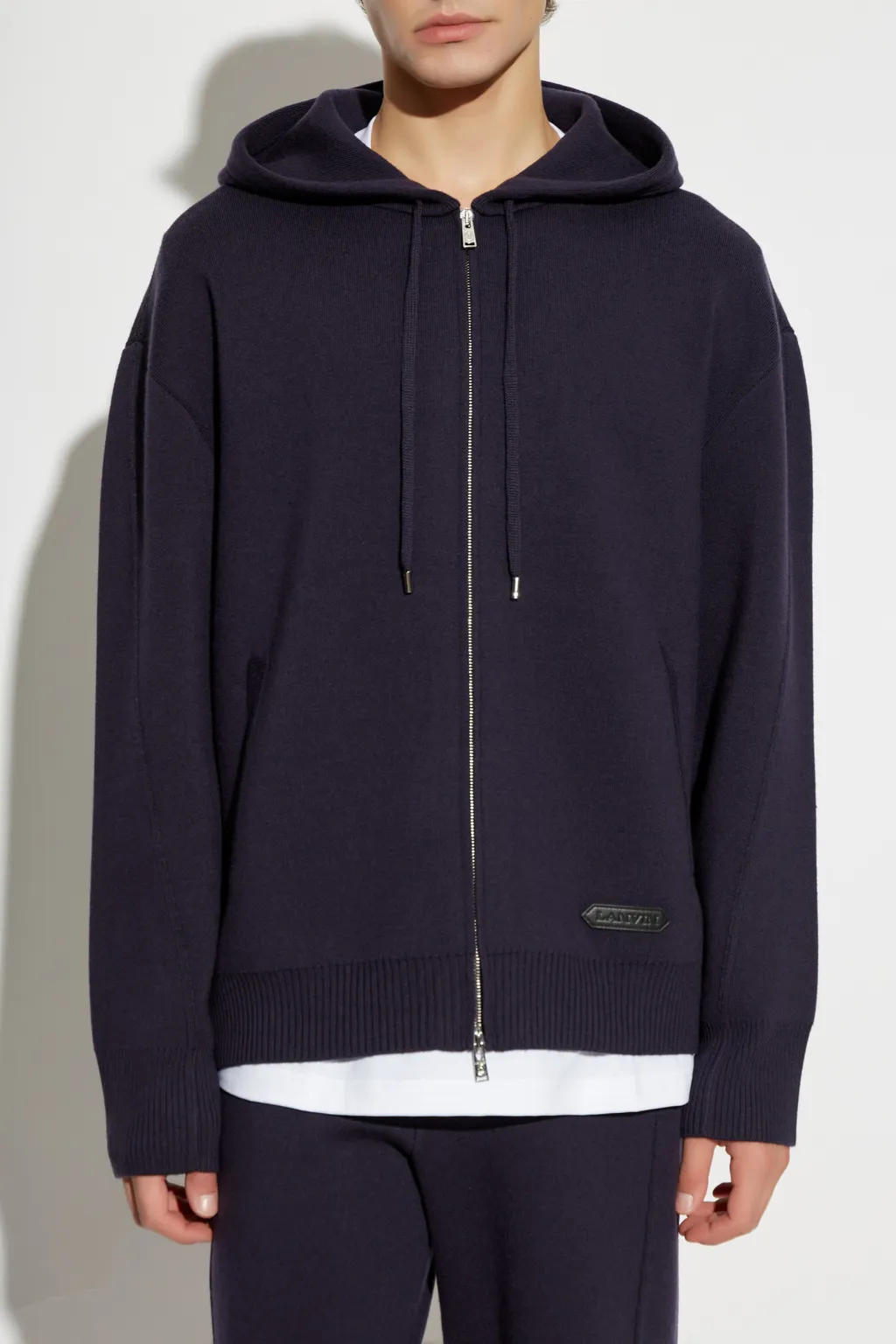 Zip-Up Drawstring Hoodie