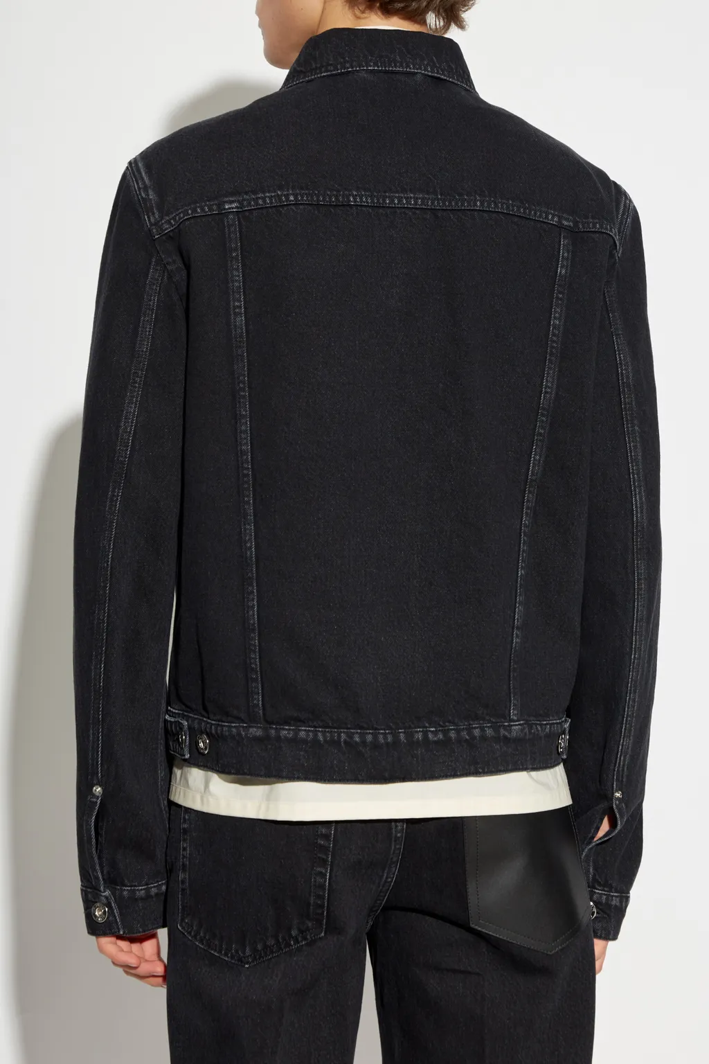 Logo Embossed Denim Jacket
