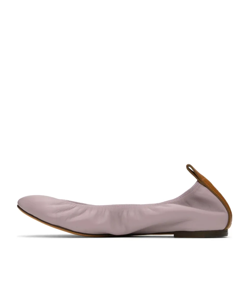 Logo Embossed Ballet Shoes