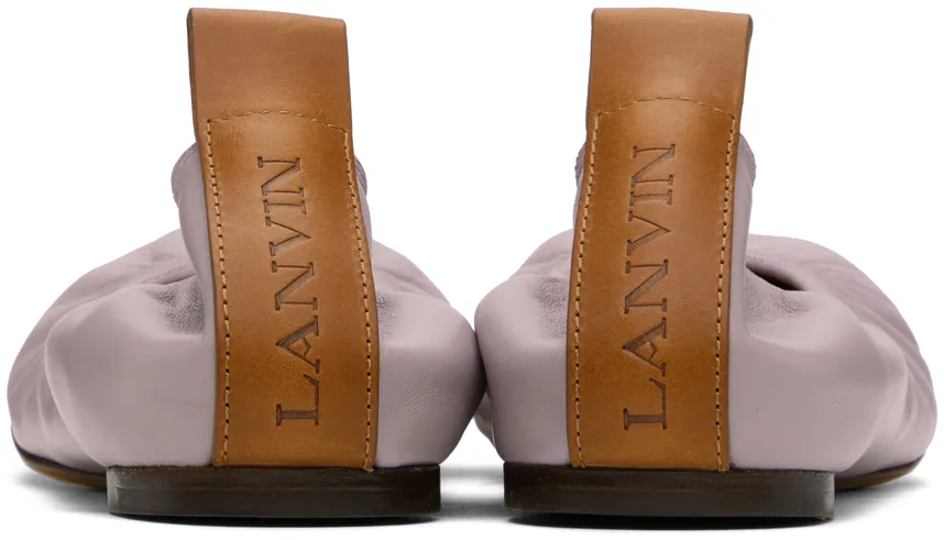 Logo Embossed Ballet Shoes