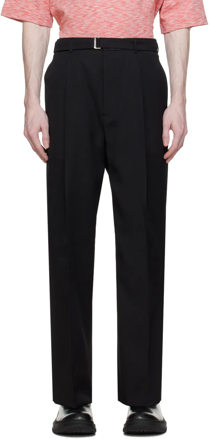 Pleated Wool Trousers
