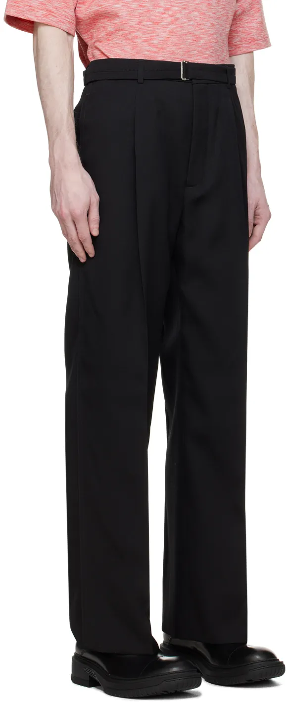 Pleated Wool Trousers