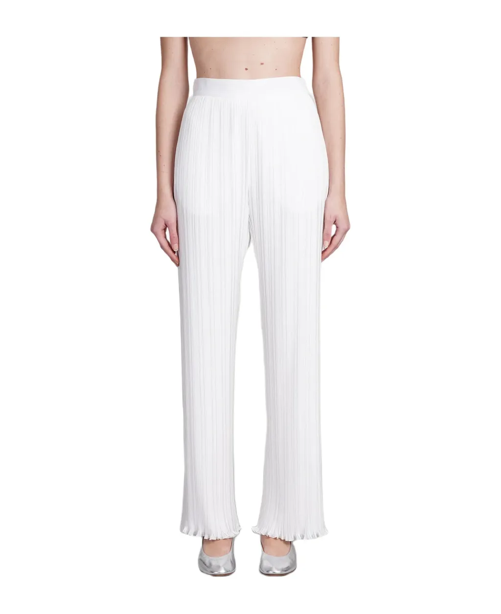 Pleated High Waist Trousers